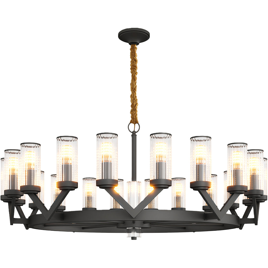 WINTHORPE CRYSTAL DROPLET CEILING LANTERN