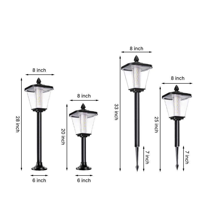 FENWICK SOLAR GLOW GARDEN STAKES - WATER-RESISTANT LED LIGHTING