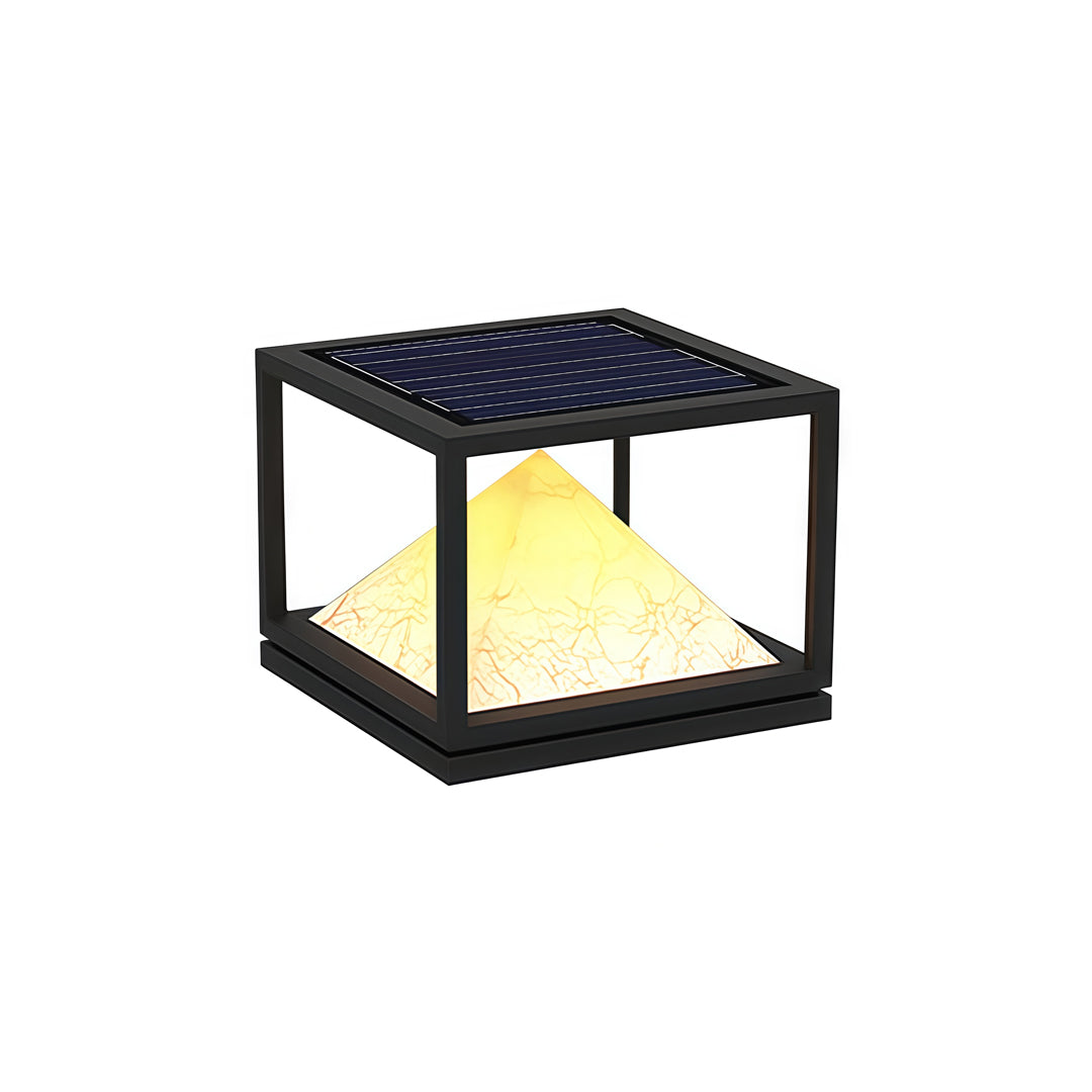 WINDSOR MARBLE COLUMN OUTDOOR ILLUMINATOR