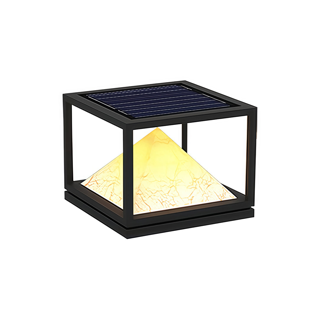 WINDSOR MARBLE COLUMN OUTDOOR ILLUMINATOR