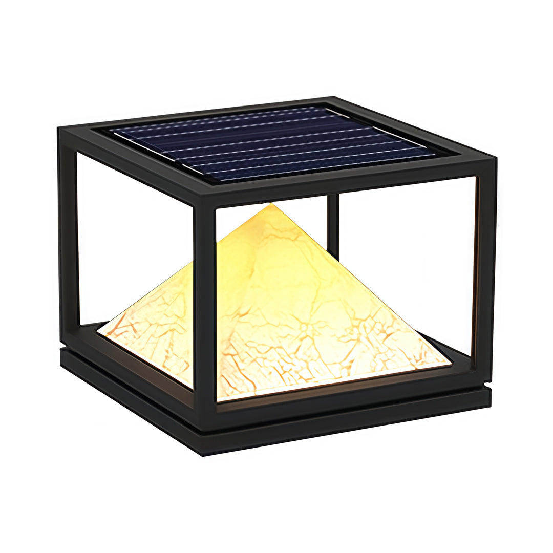 WINDSOR MARBLE COLUMN OUTDOOR ILLUMINATOR