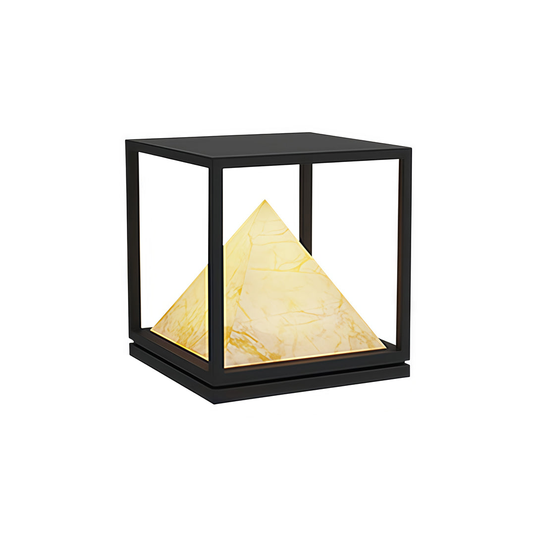 WINDSOR MARBLE COLUMN OUTDOOR ILLUMINATOR