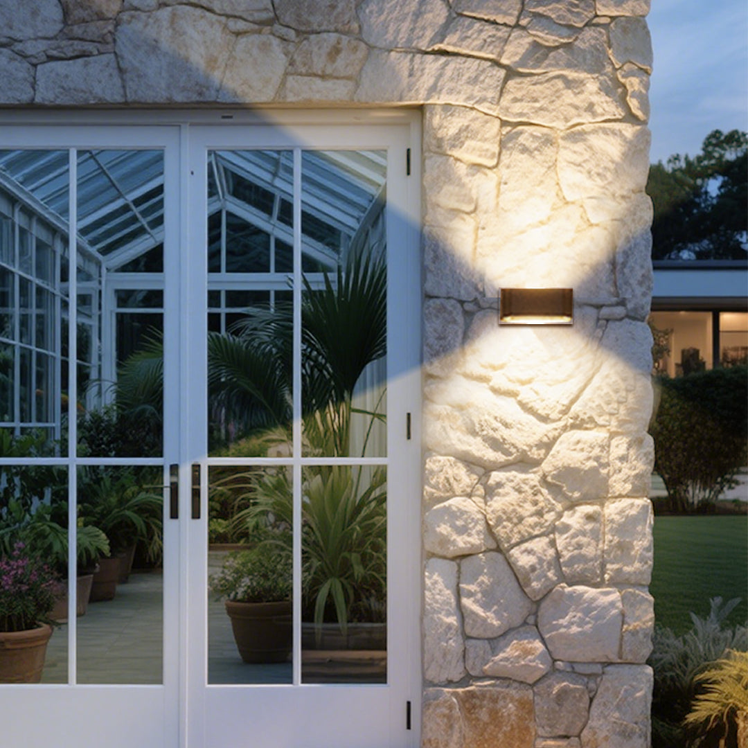RAVENSDALE LUMEN RISE AND FALL OUTDOOR WALL SCONCE