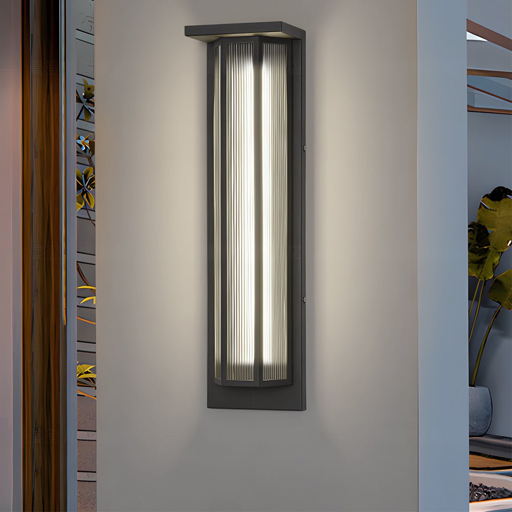 RAVENWATER RECTANGULAR CLEAR ACRYLIC OUTDOOR ILLUMINATOR