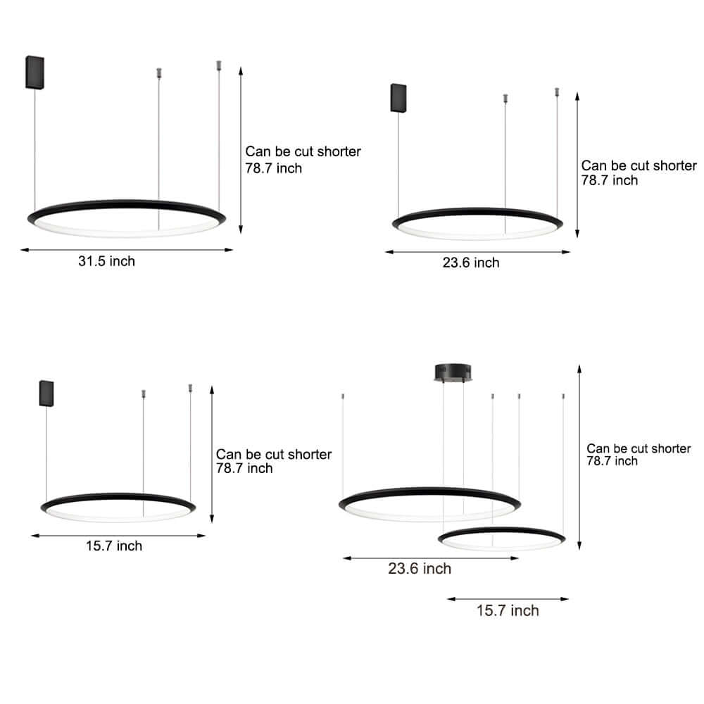 RAVENWICK CIRCULAR LED LIGHTING PENDANT