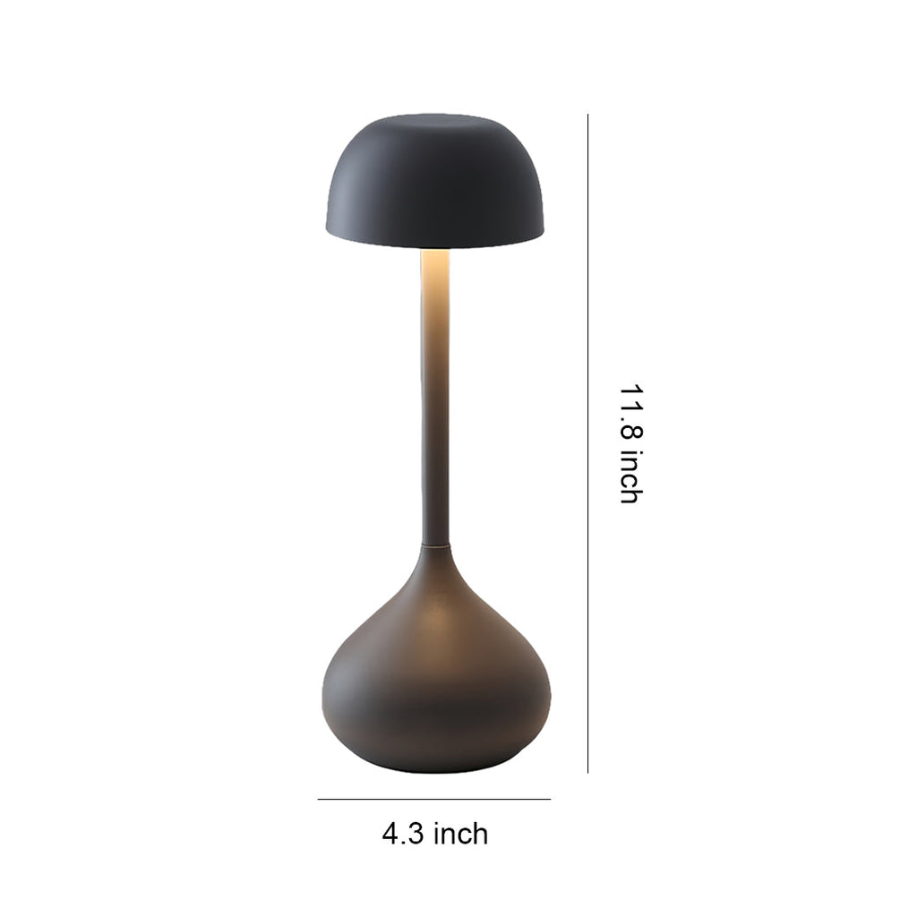 WHITBY GOURD METAL RECHARGEABLE TABLE LANTERN