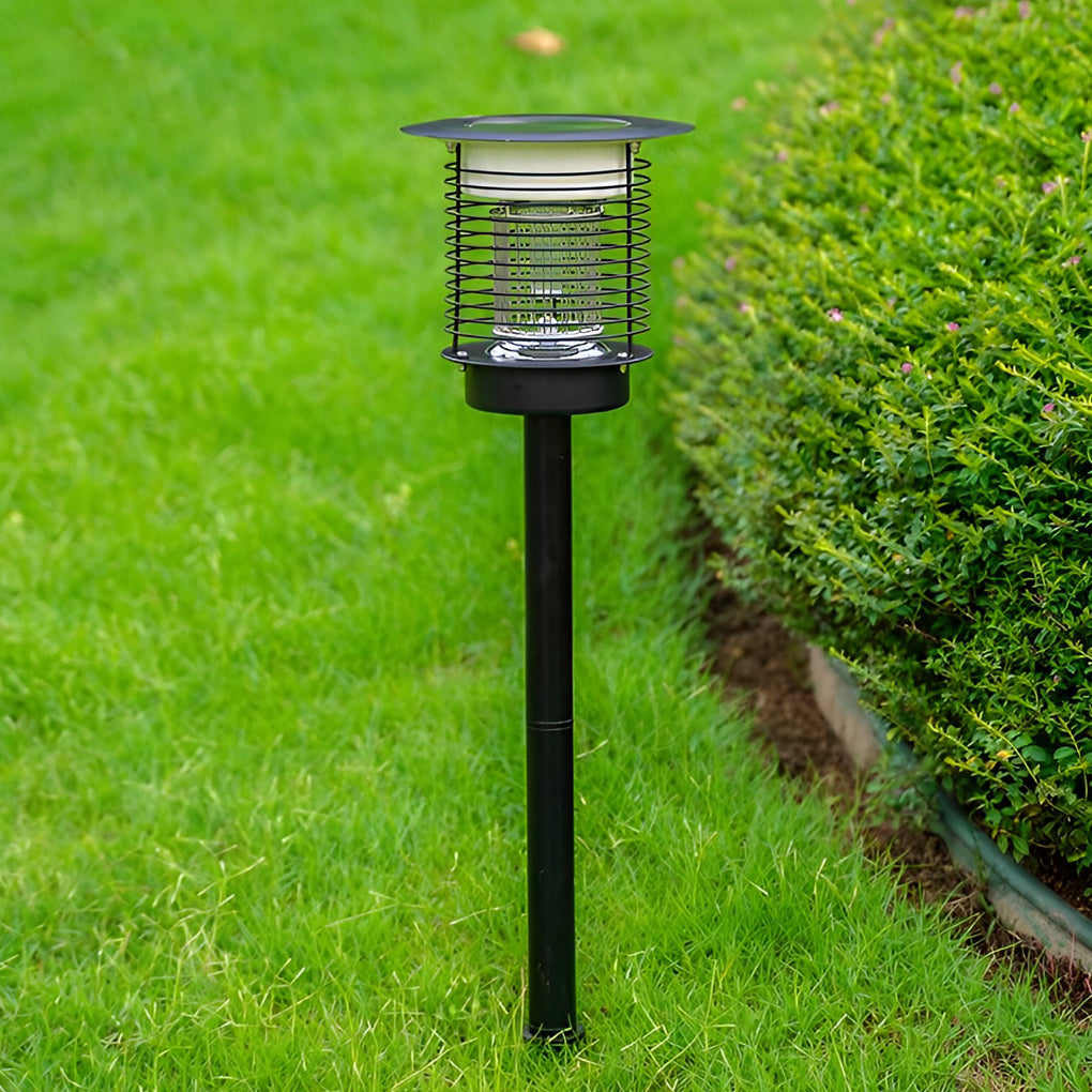 CHARLESTON PURPLE GLOW SOLAR INSECT TRAP LANTERN
