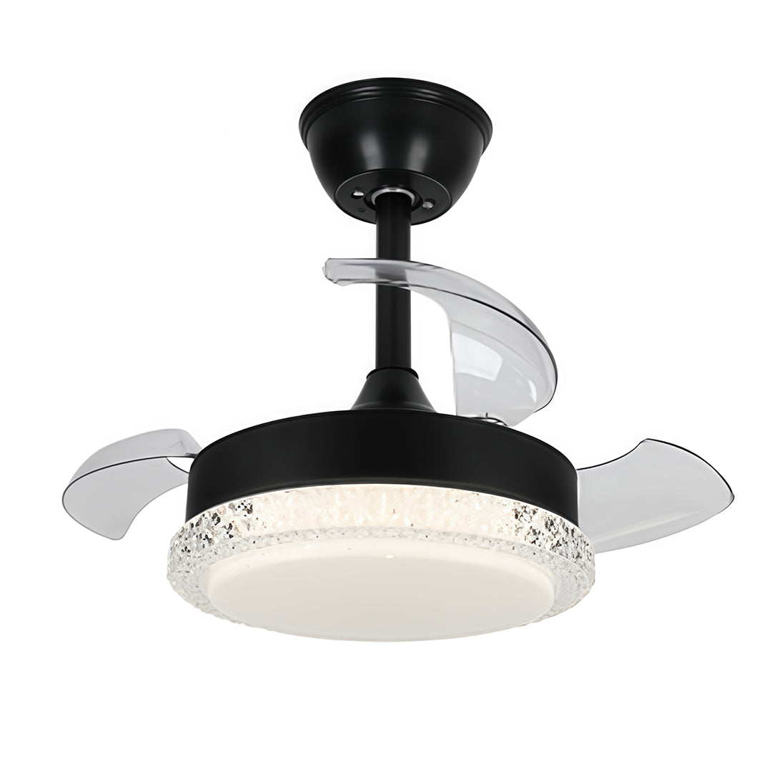 WINTERBOURNE TRIO BLADES FLUSH-MOUNTED CEILING LIGHT FAN