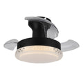 WINTERBOURNE TRIO BLADES FLUSH-MOUNTED CEILING LIGHT FAN