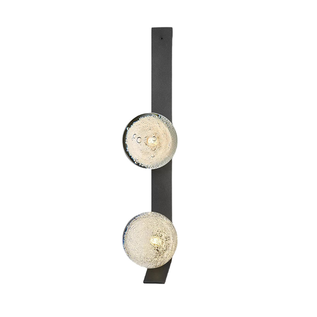 WINTHROP BUBBLE GLASS WALL SCONCE, MODERN MINIMALIST INTERIOR LIGHTING