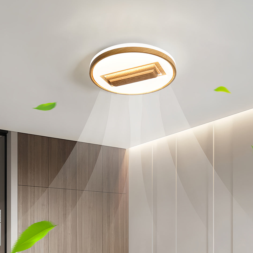 THISTLEWICK WHISPERING AIR CEILING FAN WITH ILLUMINATED CANOPY
