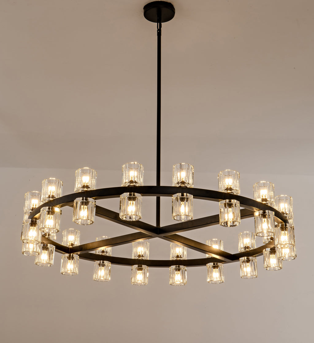 VERDANT WHEEL OF LIGHT CEILING LANTERN