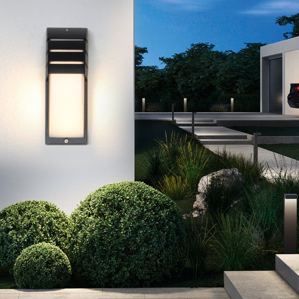 WINDSOR GARDEN SHIELD LED OUTDOOR SCONCE FOR BALCONY AND TERRACE