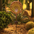 WINDSOR SOLAR-FILLED DRUM LANTERN, METAL OUTDOOR GARDEN ILLUMINATOR