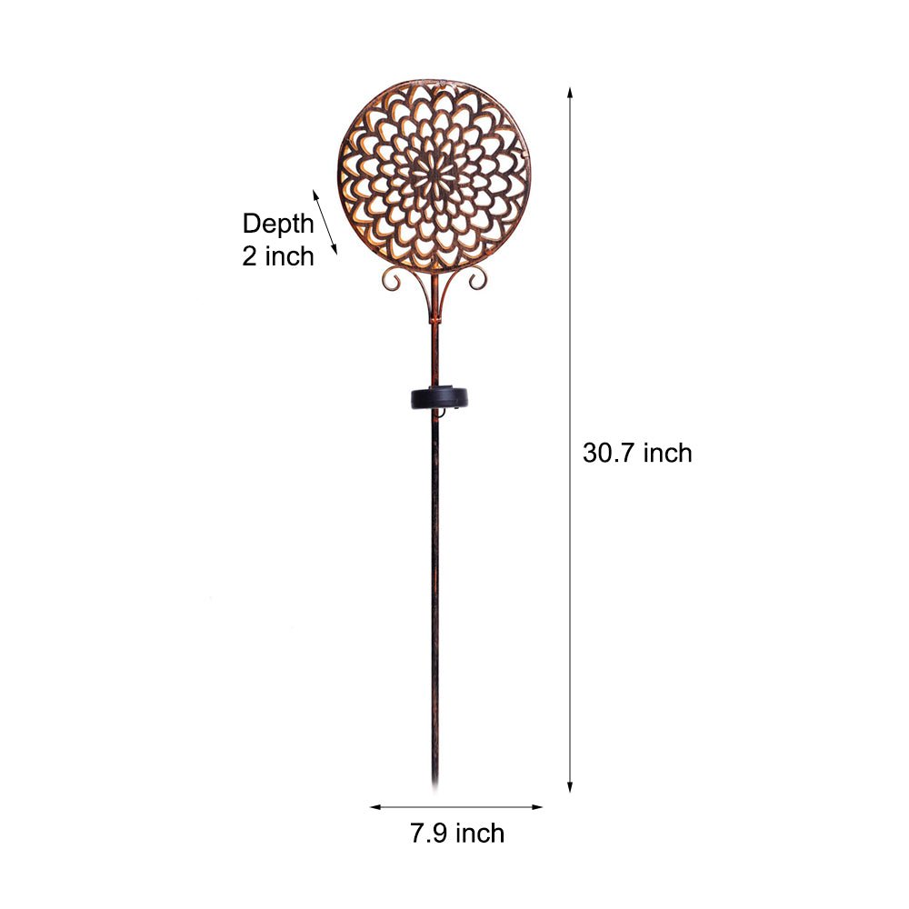 WINDSOR SOLAR-FILLED DRUM LANTERN, METAL OUTDOOR GARDEN ILLUMINATOR