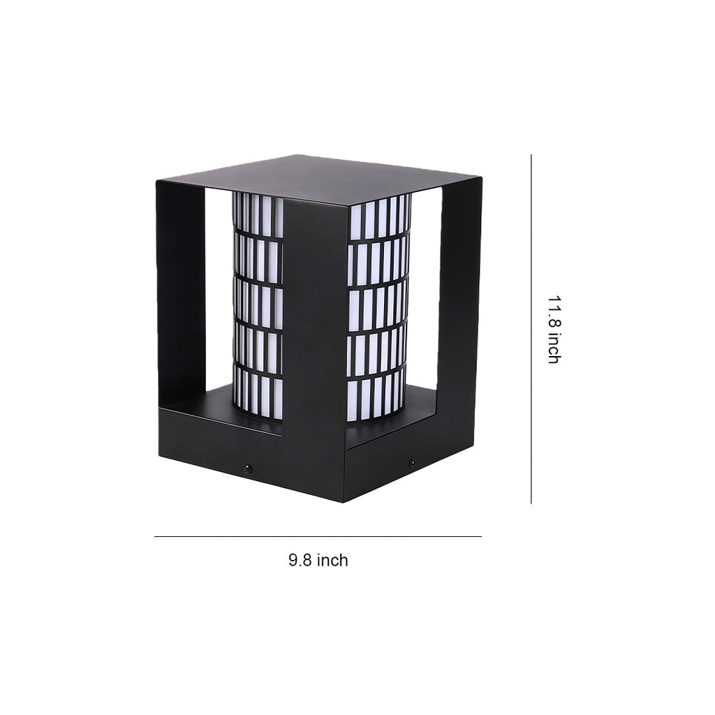 WINTERBOURNE LED GARDEN POST LIGHT WITH WATER-RESISTANT DESIGN