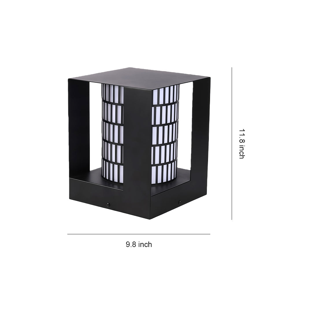 WINTERBOURNE LED GARDEN POST LIGHT WITH WATER-RESISTANT DESIGN