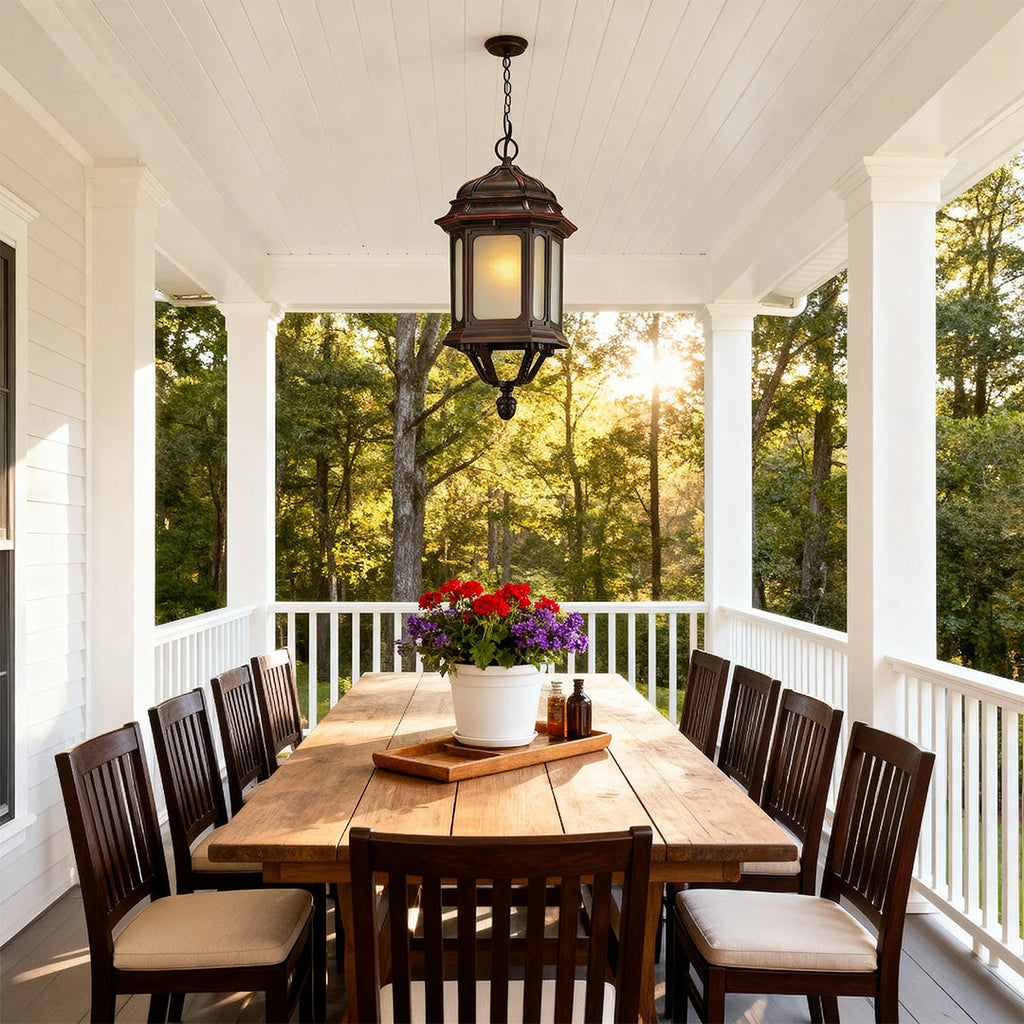 WINDSOR RAINDROP OUTDOOR PENDANT LIGHT