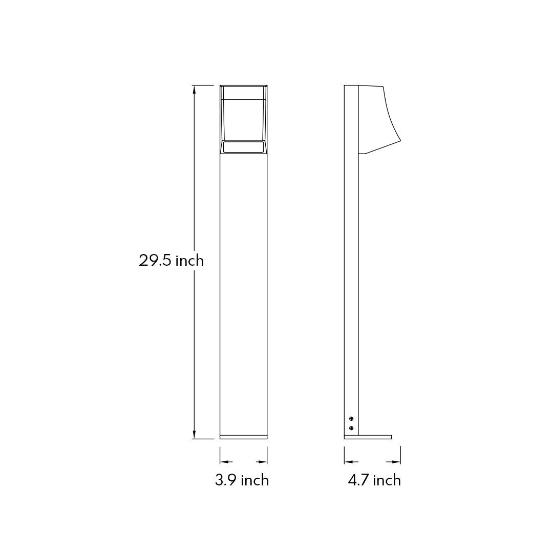 WINTERBOURNE LED PATHWAY GLOW BOLLARD LIGHT