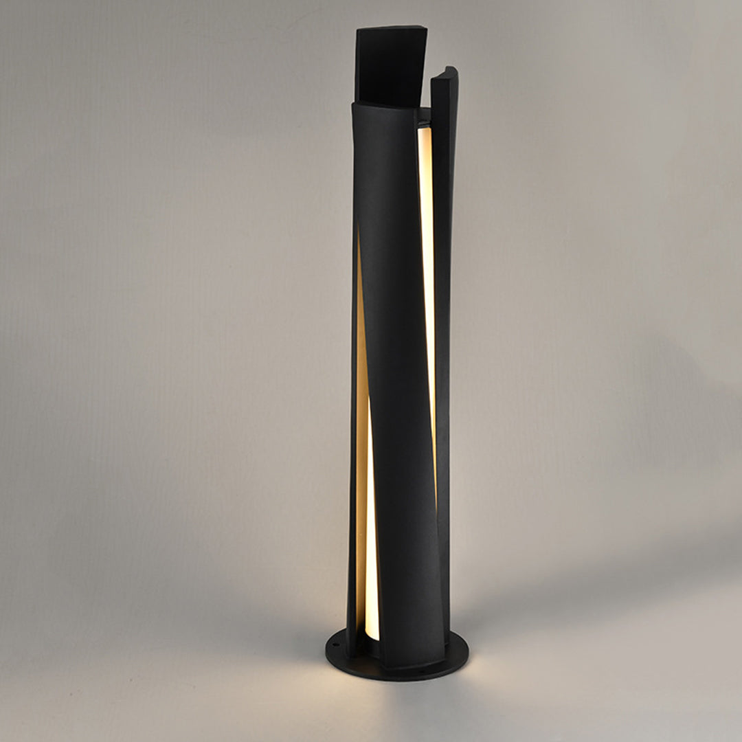 FENWICK ANODIZED ALUMINUM OUTDOOR BOLLARD LUMINAIRE