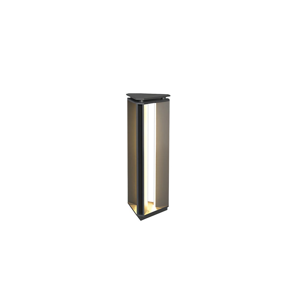 WINTHROP OUTDOOR BOLLARD LANTERN, MINIMALIST WATER-RESISTANT AMBIENT ILLUMINATION