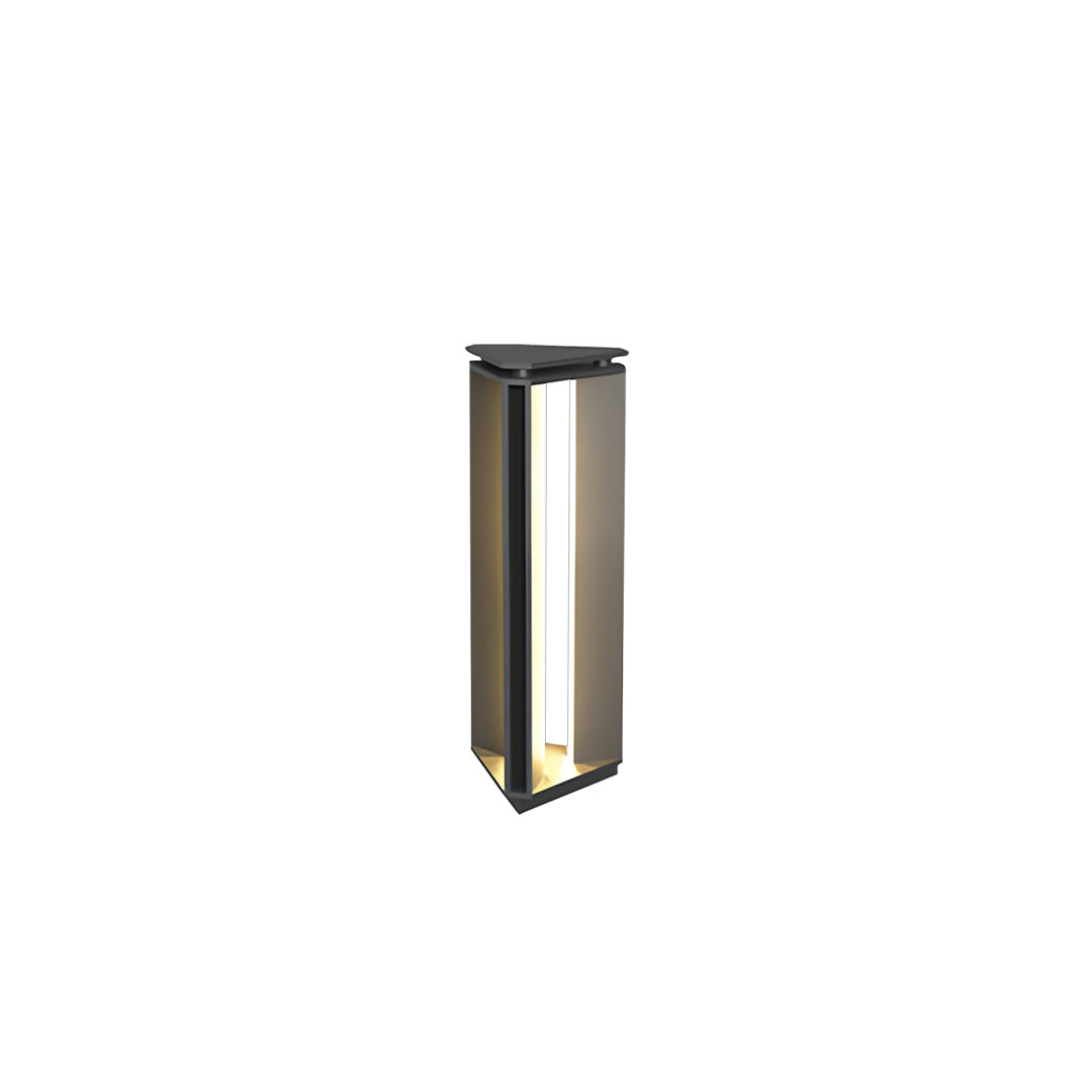 WINTHROP OUTDOOR BOLLARD LANTERN, MINIMALIST WATER-RESISTANT AMBIENT ILLUMINATION