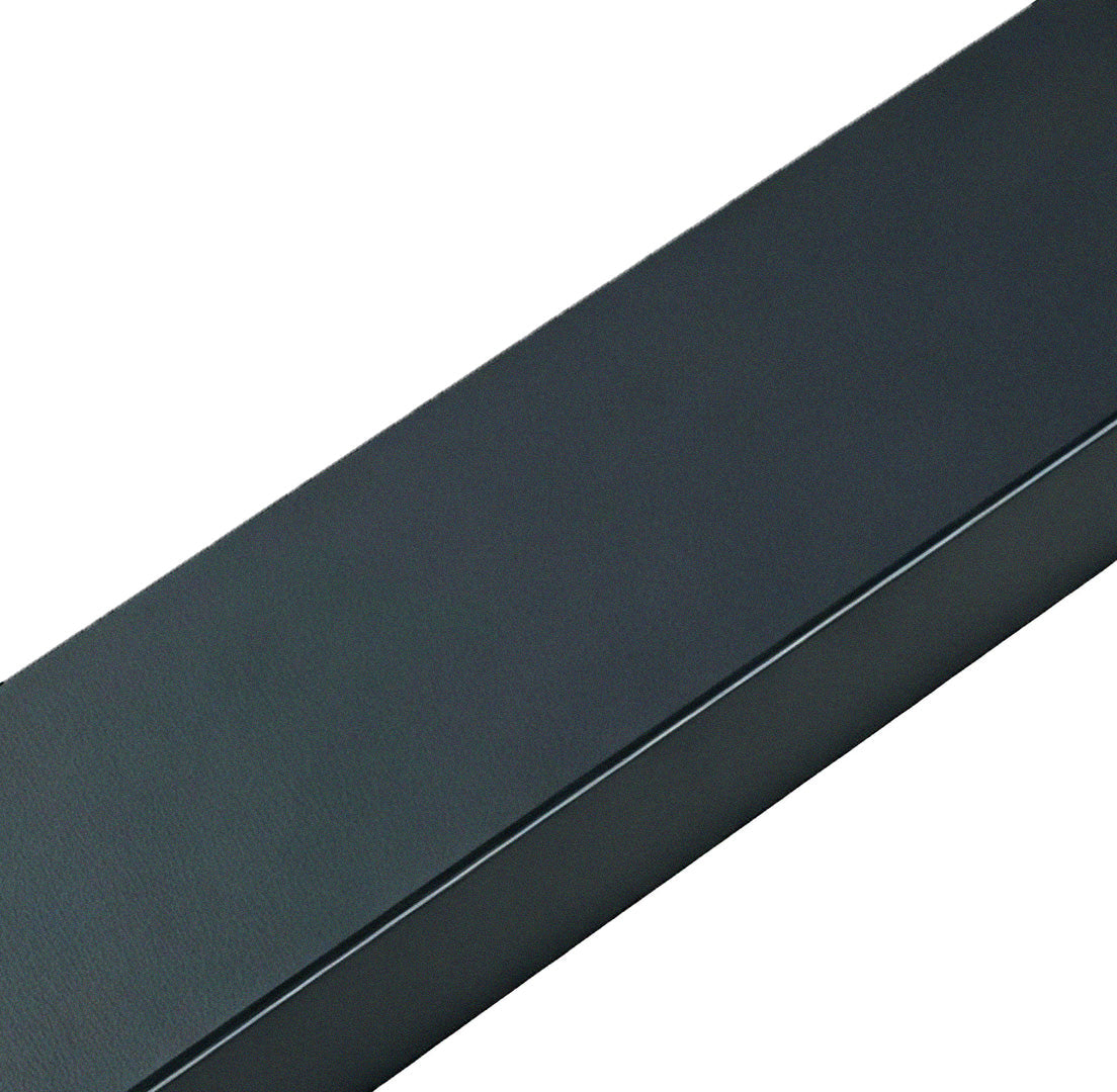 RAVENHURST MODERN BOLLARD LANTERN, BLACK ANODIZED ALUMINUM OUTDOOR LIGHTING