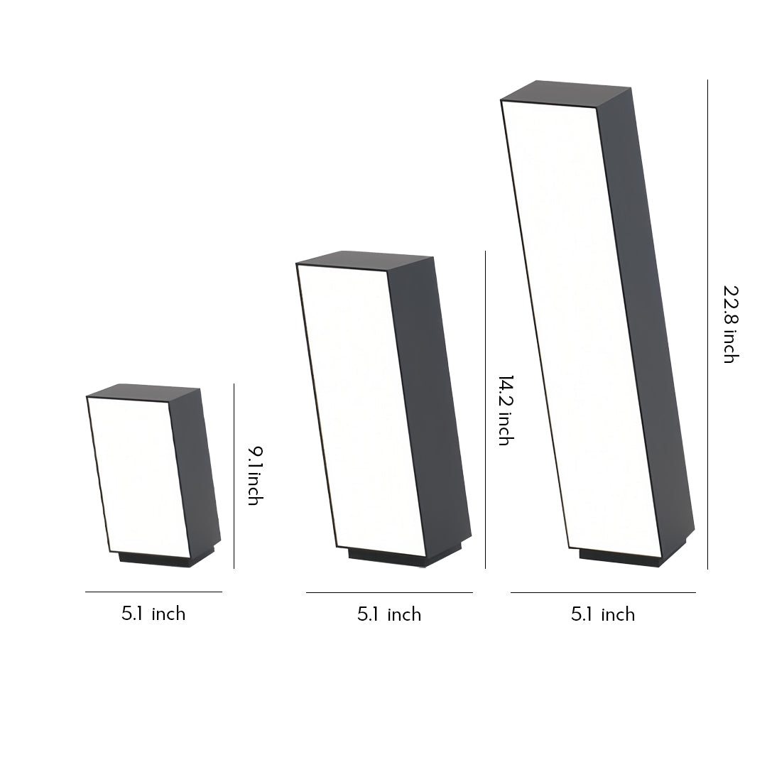 WINDSOR GLOW MODERN OUTDOOR LIGHTING BOLLARD