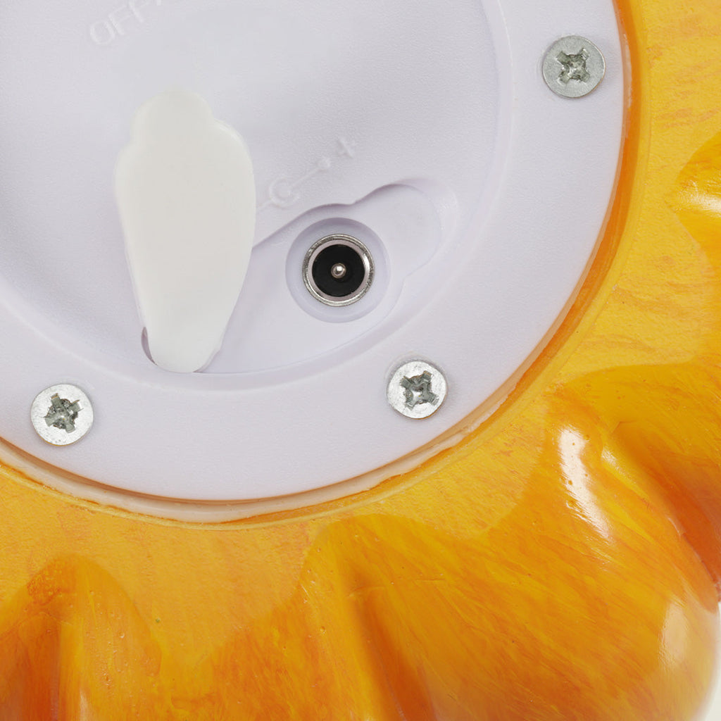 WINTERBOURNE GLOWING PUMPKIN RESIN LANTERN