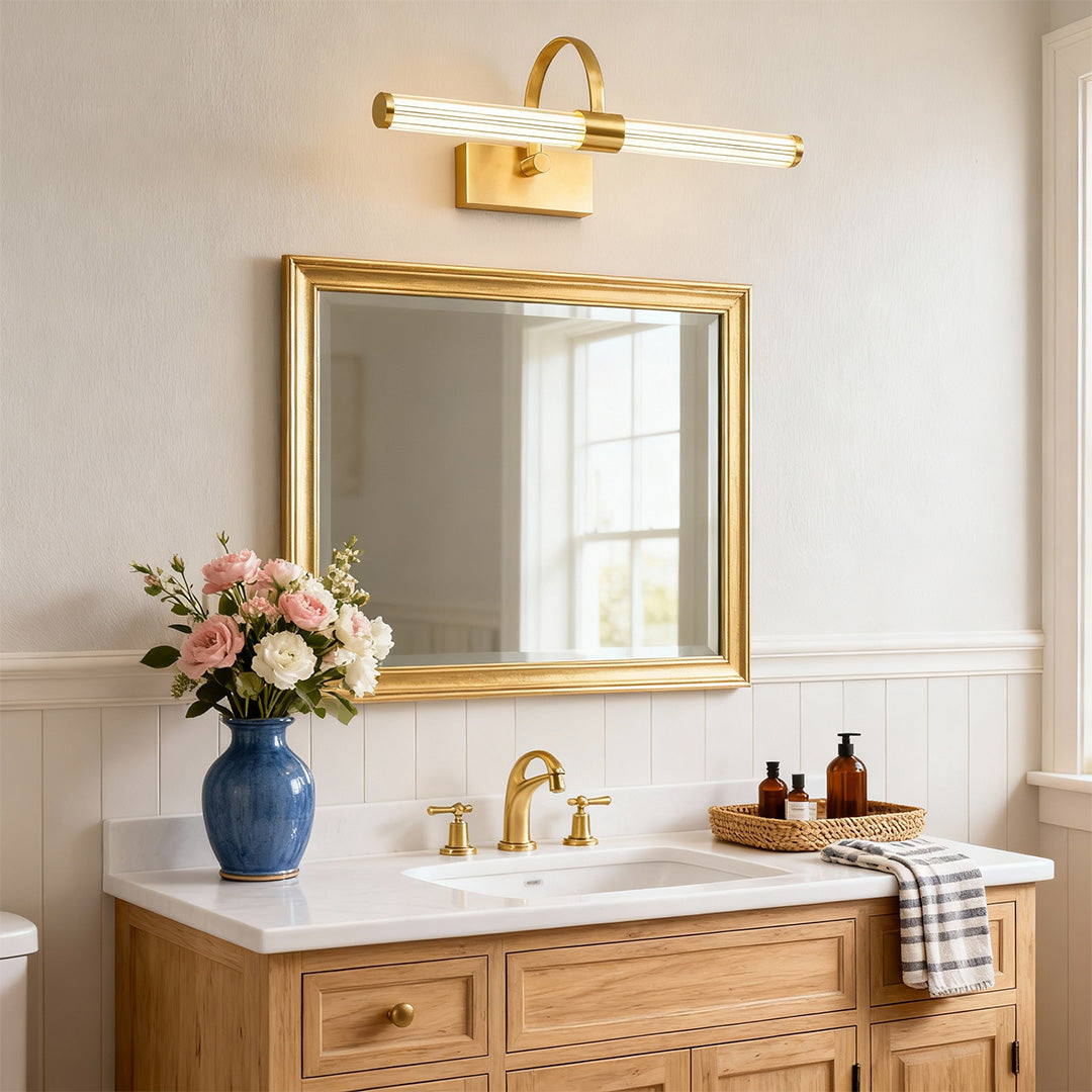 WINDSOR COPPER STRIPED BATHROOM ILLUMINATOR
