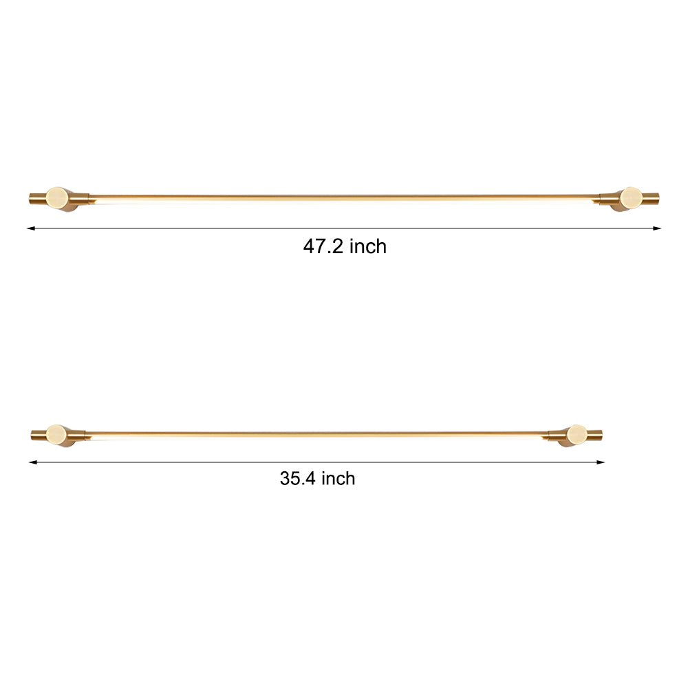 WINTHROP BRASS STRIP LED VANITY ILLUMINATOR, 35.4’’ & 47.2’’