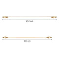 WINTHROP BRASS STRIP LED VANITY ILLUMINATOR, 35.4’’ & 47.2’’