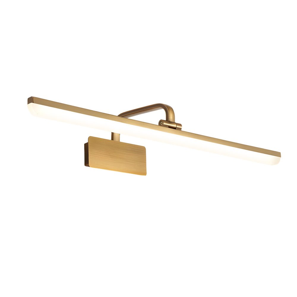 CHISWICK CURVED BRASS LED VANITY LIGHT WITH ARCHITECTURAL GRACE