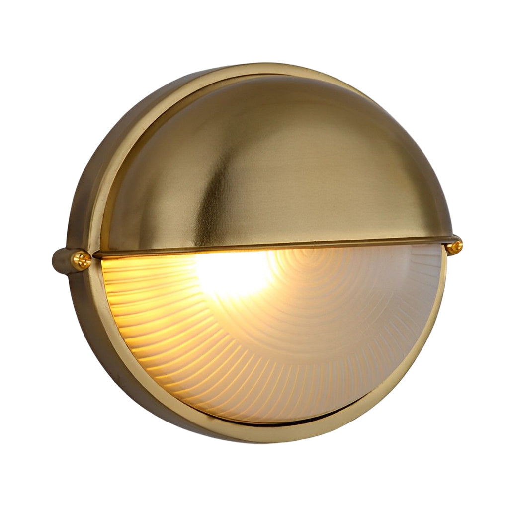 WINTERBOURNE RUSTIC OVAL BULKHEAD LANTERN