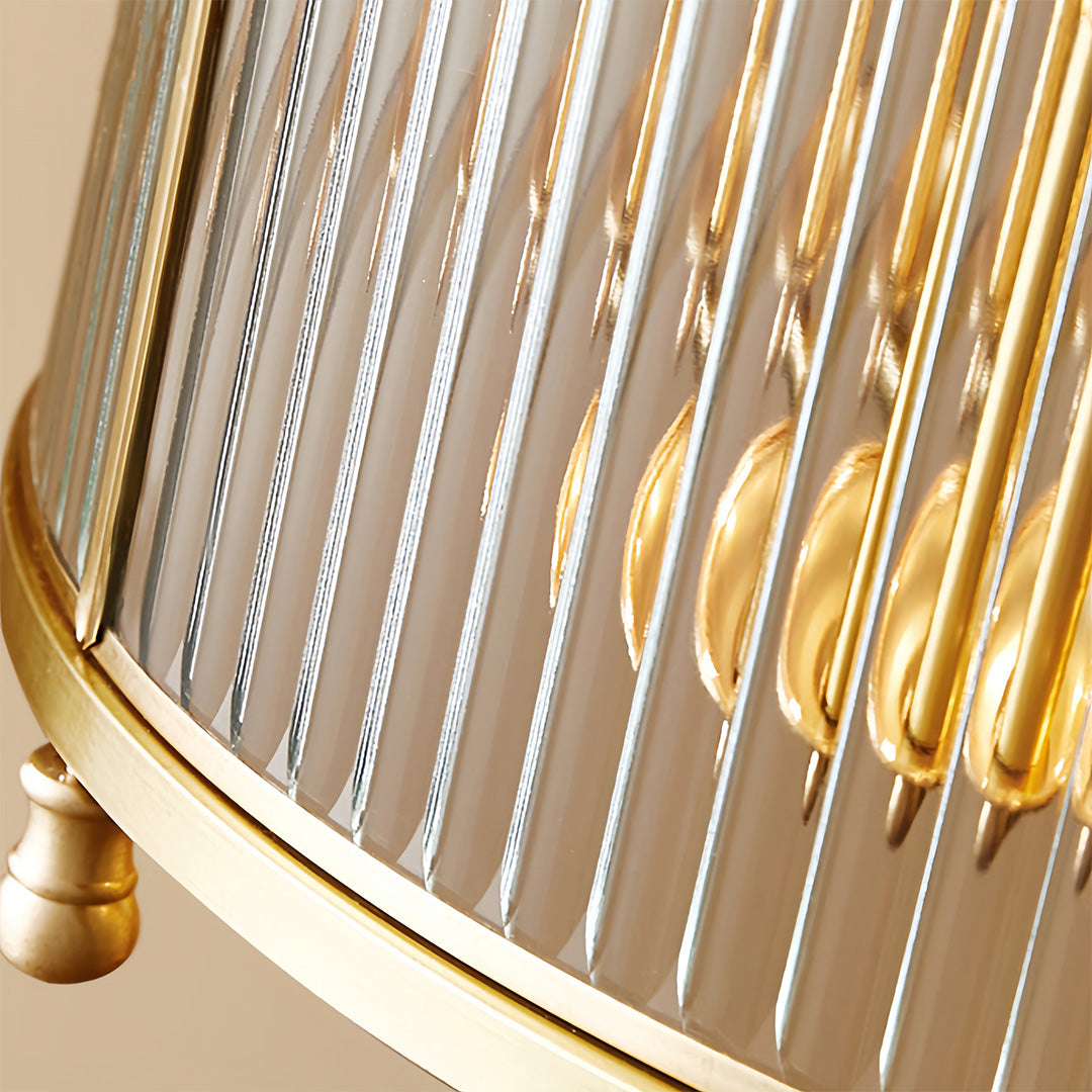 WINDSOR COPPER GLOBE SEMI-FLUSH CEILING LIGHT