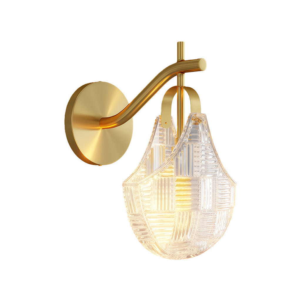 WINCHESTER CRYSTAL FLUSH MOUNT WALL LAMP