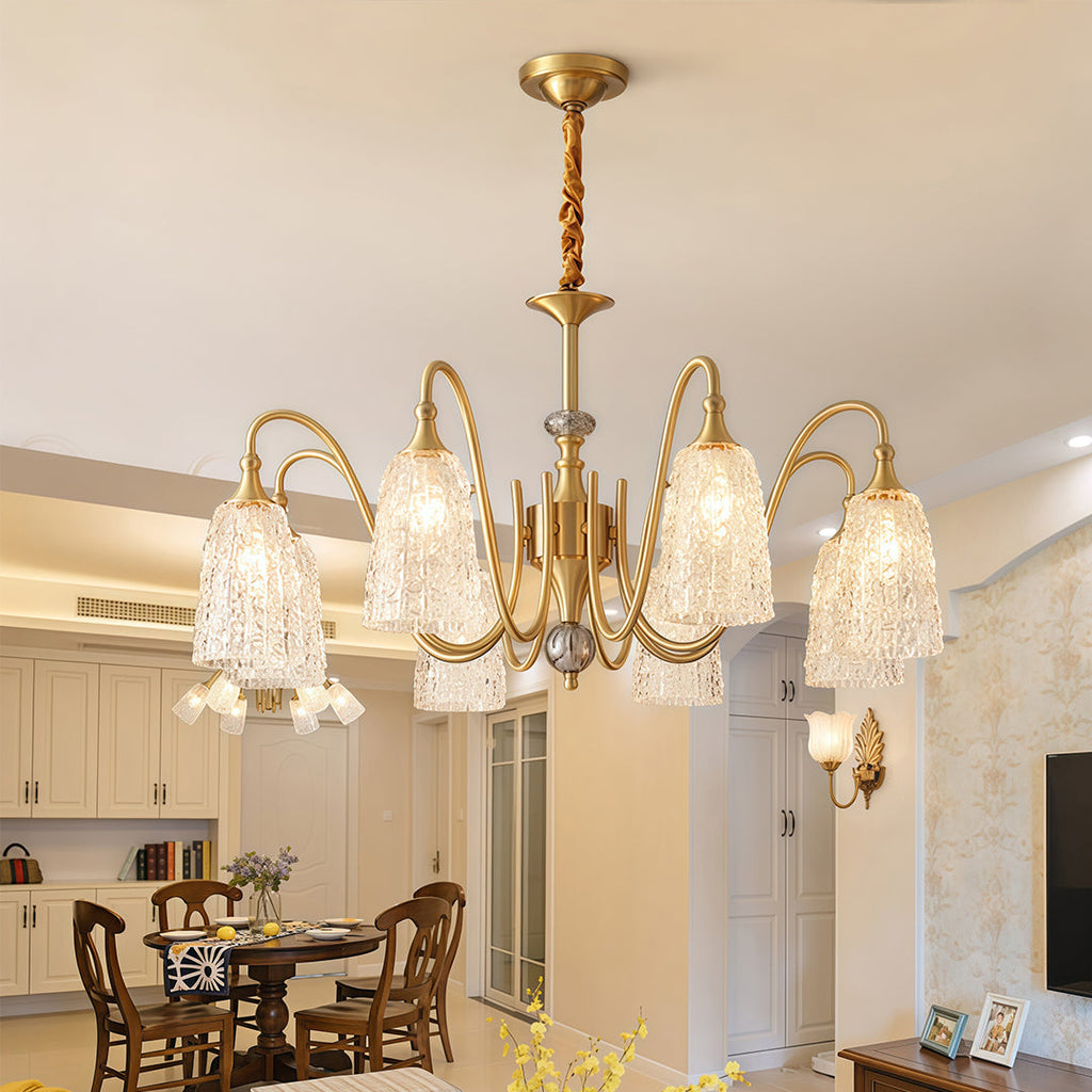 WINDSOR GLAZED BRASS CEILING LANTERN