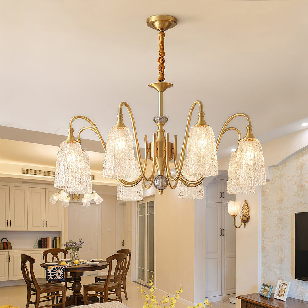 WINDSOR GLAZED BRASS CEILING LANTERN