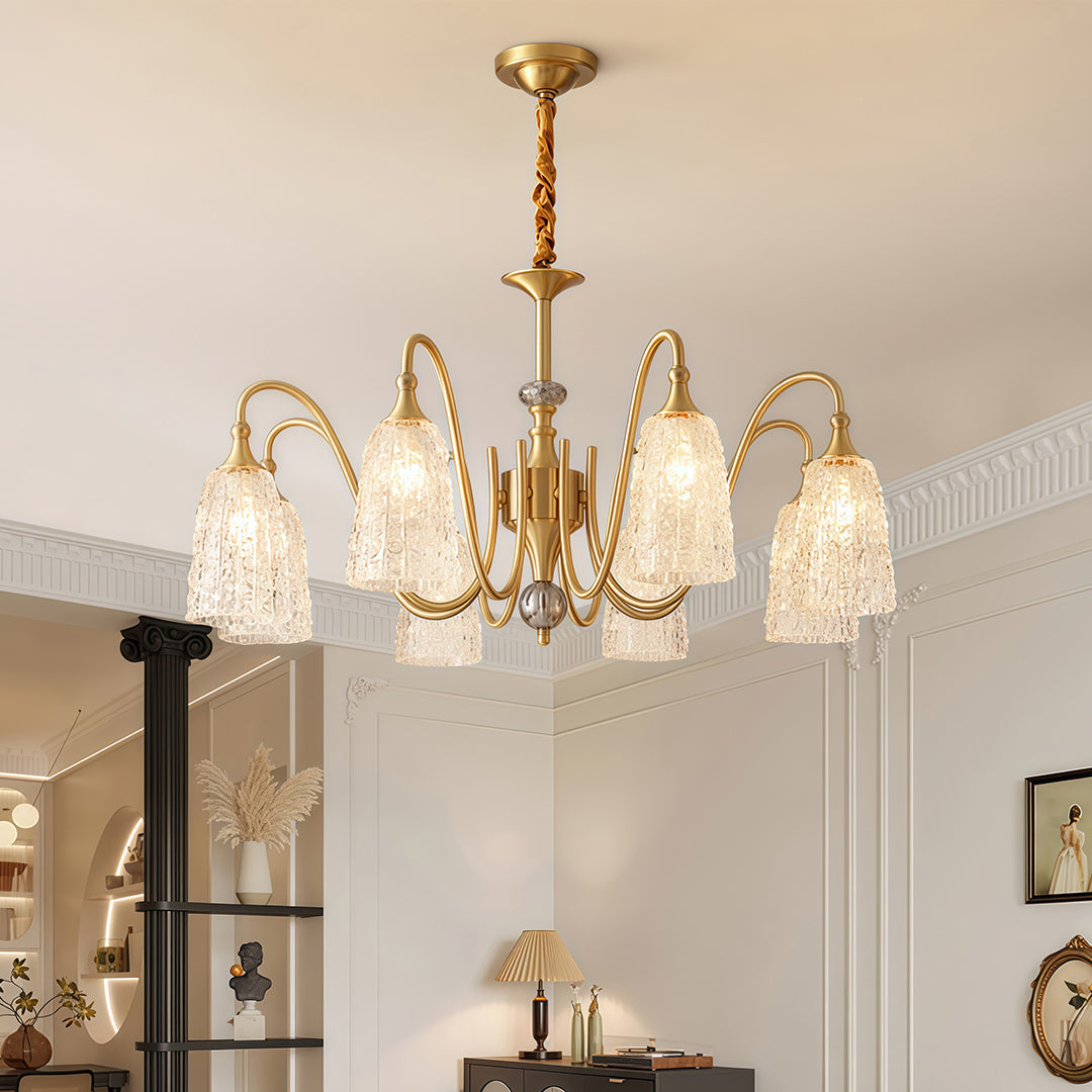 WINDSOR GLAZED BRASS CEILING LANTERN