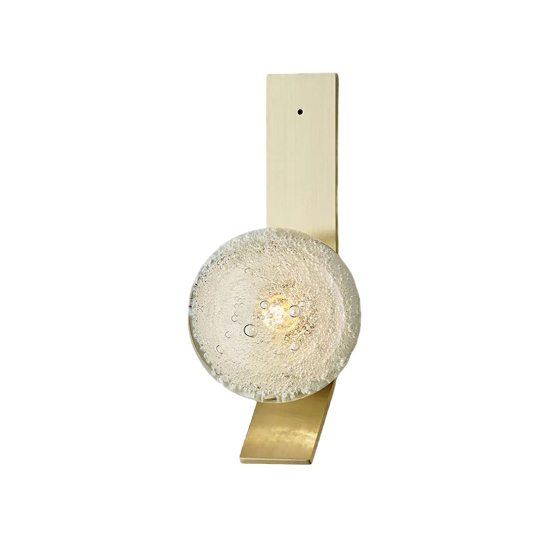 WINTHROP BUBBLE GLASS WALL SCONCE, MODERN MINIMALIST INTERIOR LIGHTING