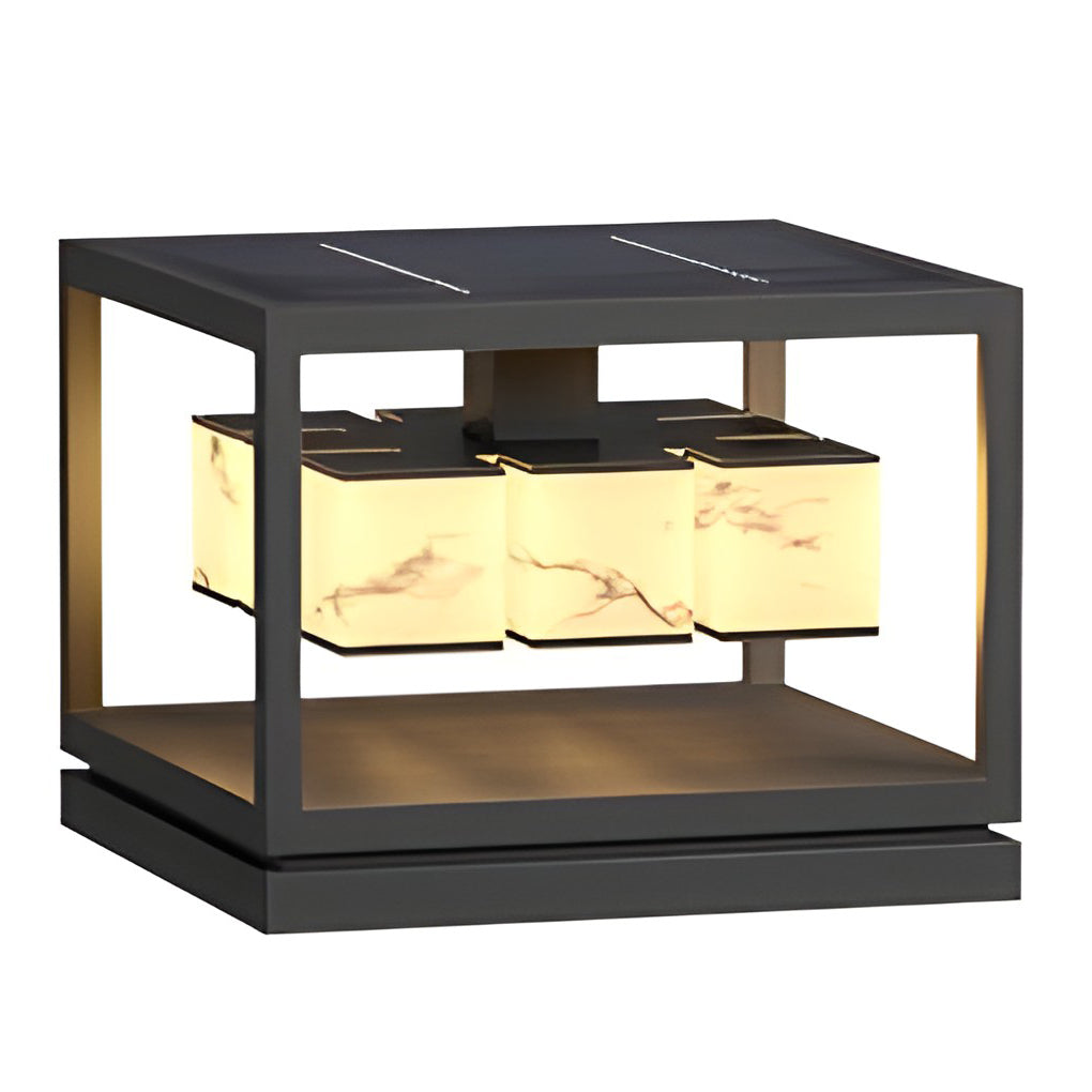 WINDSOR BRICK SQUARE SOLAR LANTERN