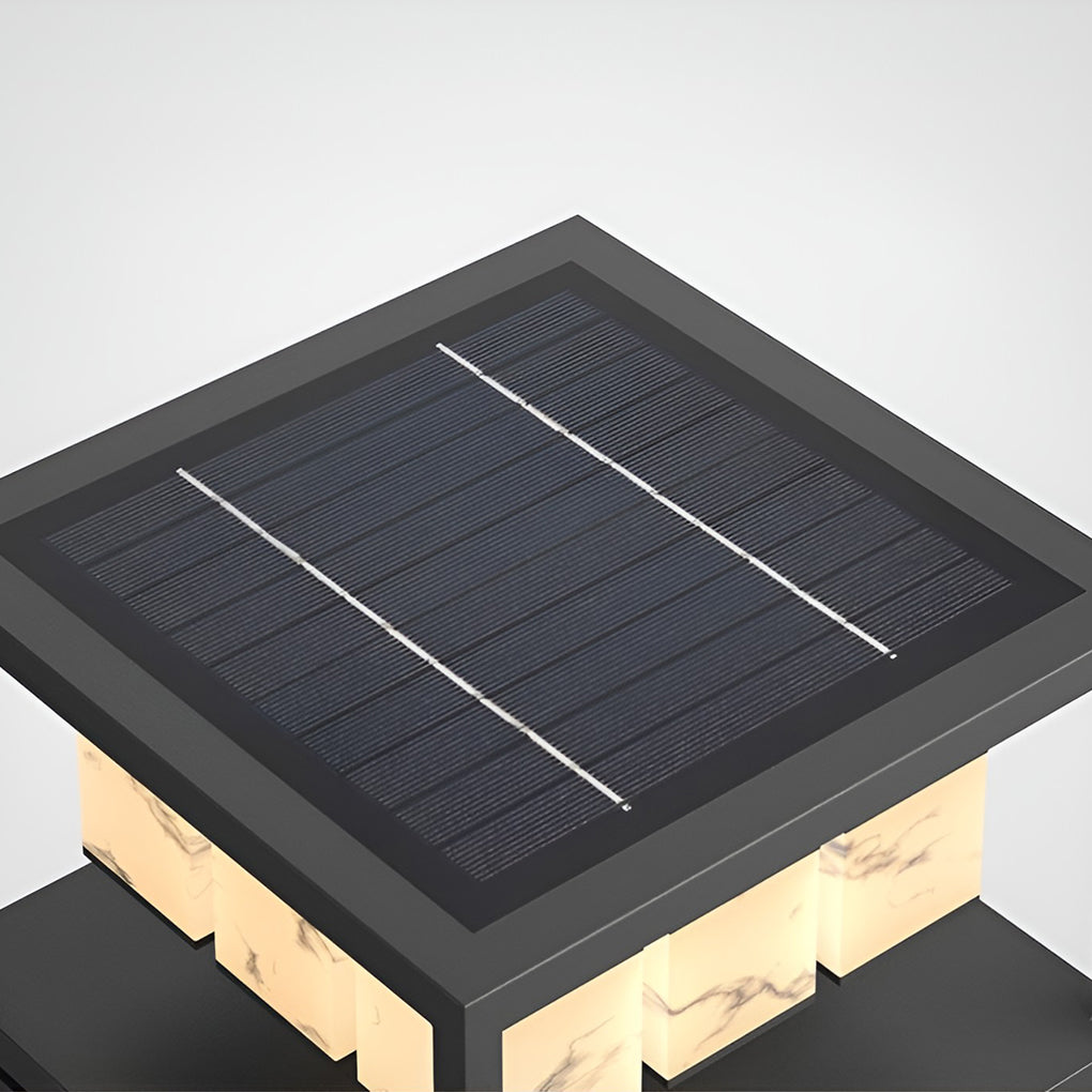 WINDSOR BRICK SQUARE SOLAR LANTERN