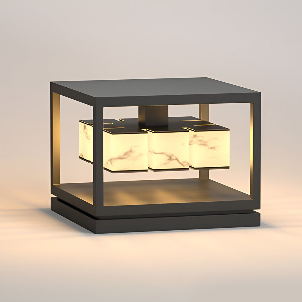 WINDSOR BRICK SQUARE SOLAR LANTERN