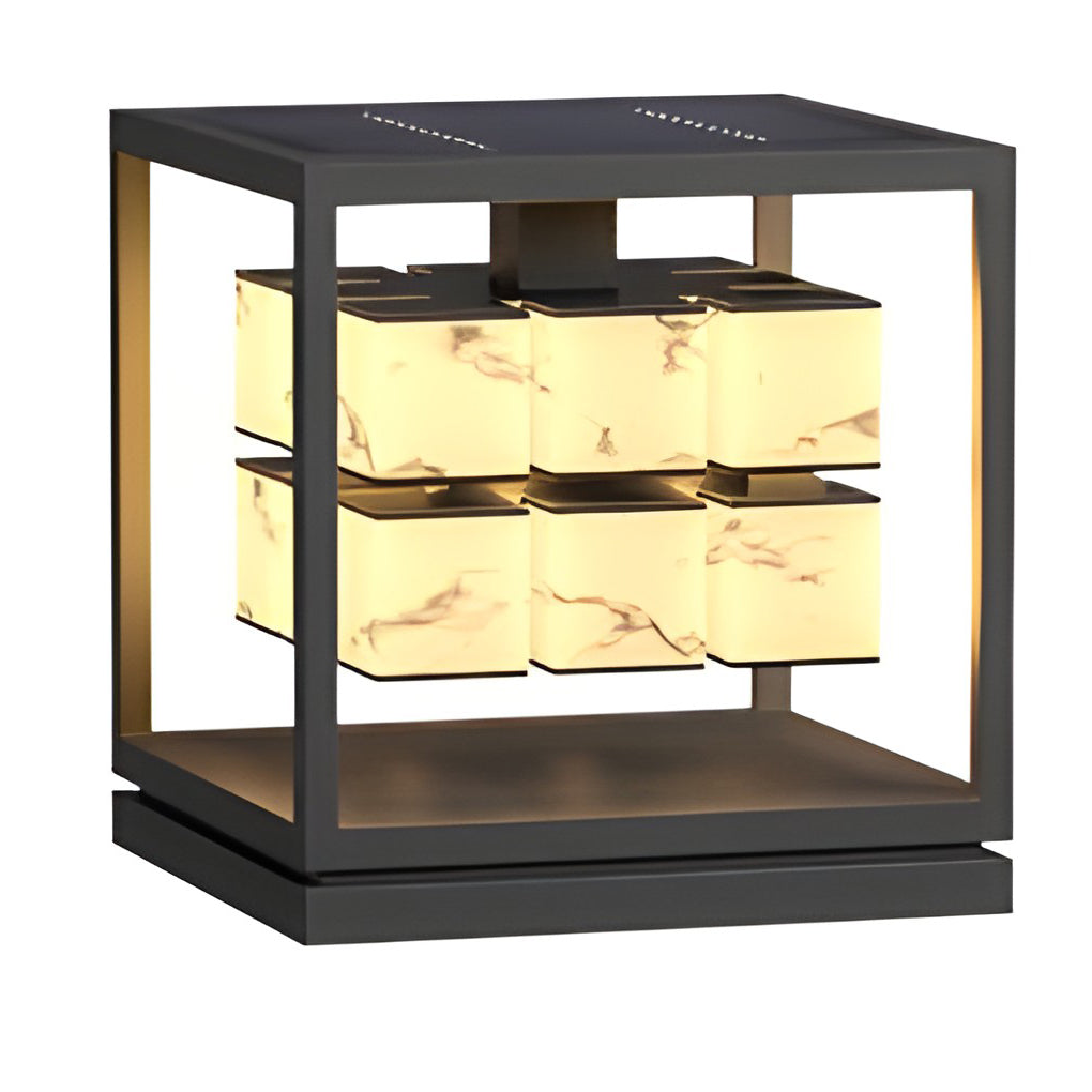 WINDSOR BRICK SQUARE SOLAR LANTERN