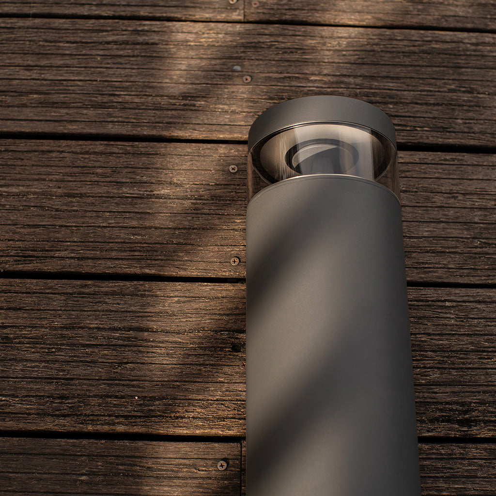 WINTERBOURNE OUTDOOR PATHWAY ILLUMINATOR, LED WATER-RESISTANT MINIMALIST LANTERN