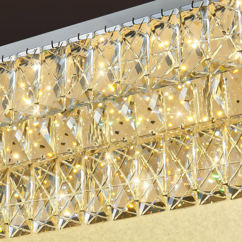 WINTHROP CRYSTAL EMBEDDED LED CEILING LANTERN