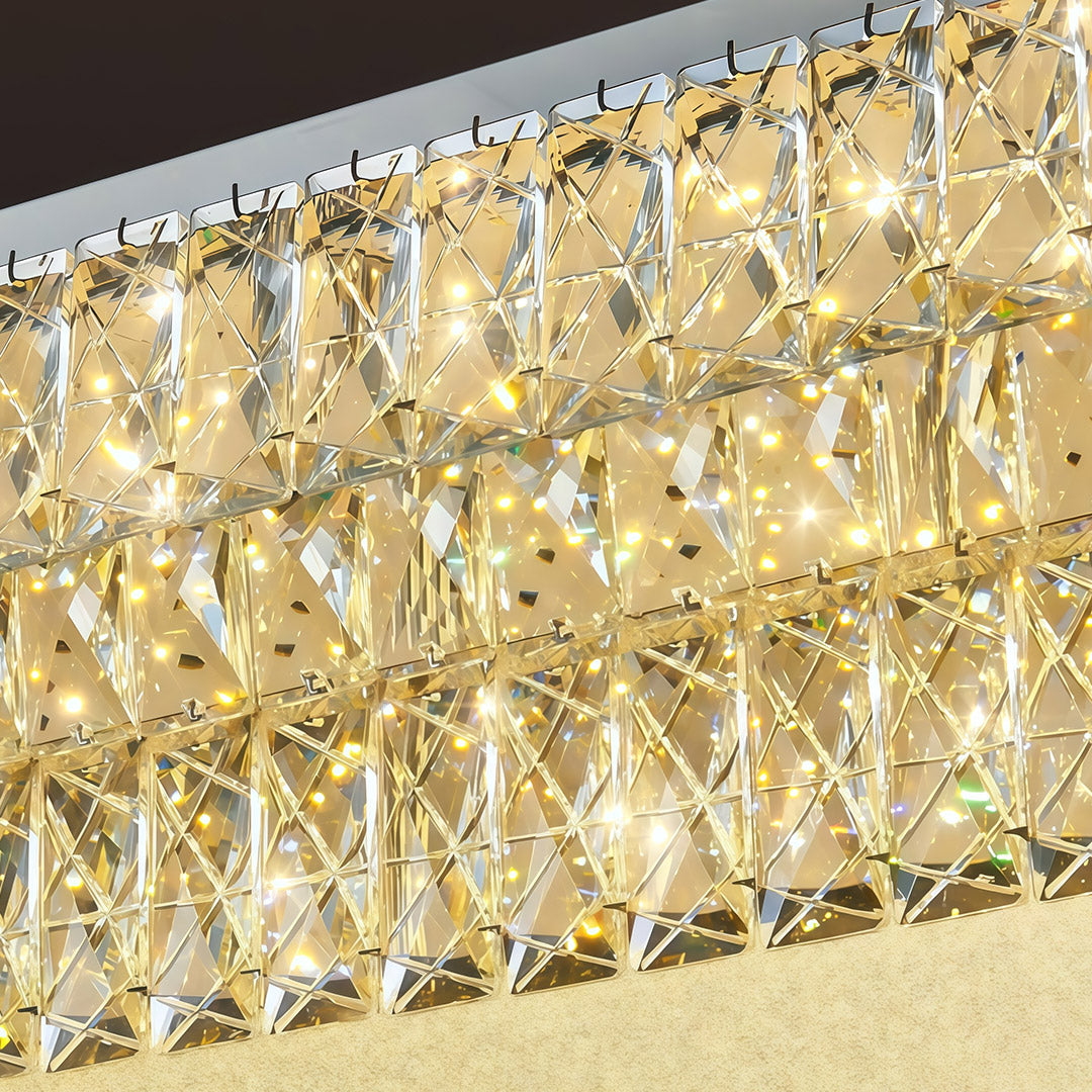 WINTHROP CRYSTAL EMBEDDED LED CEILING LANTERN