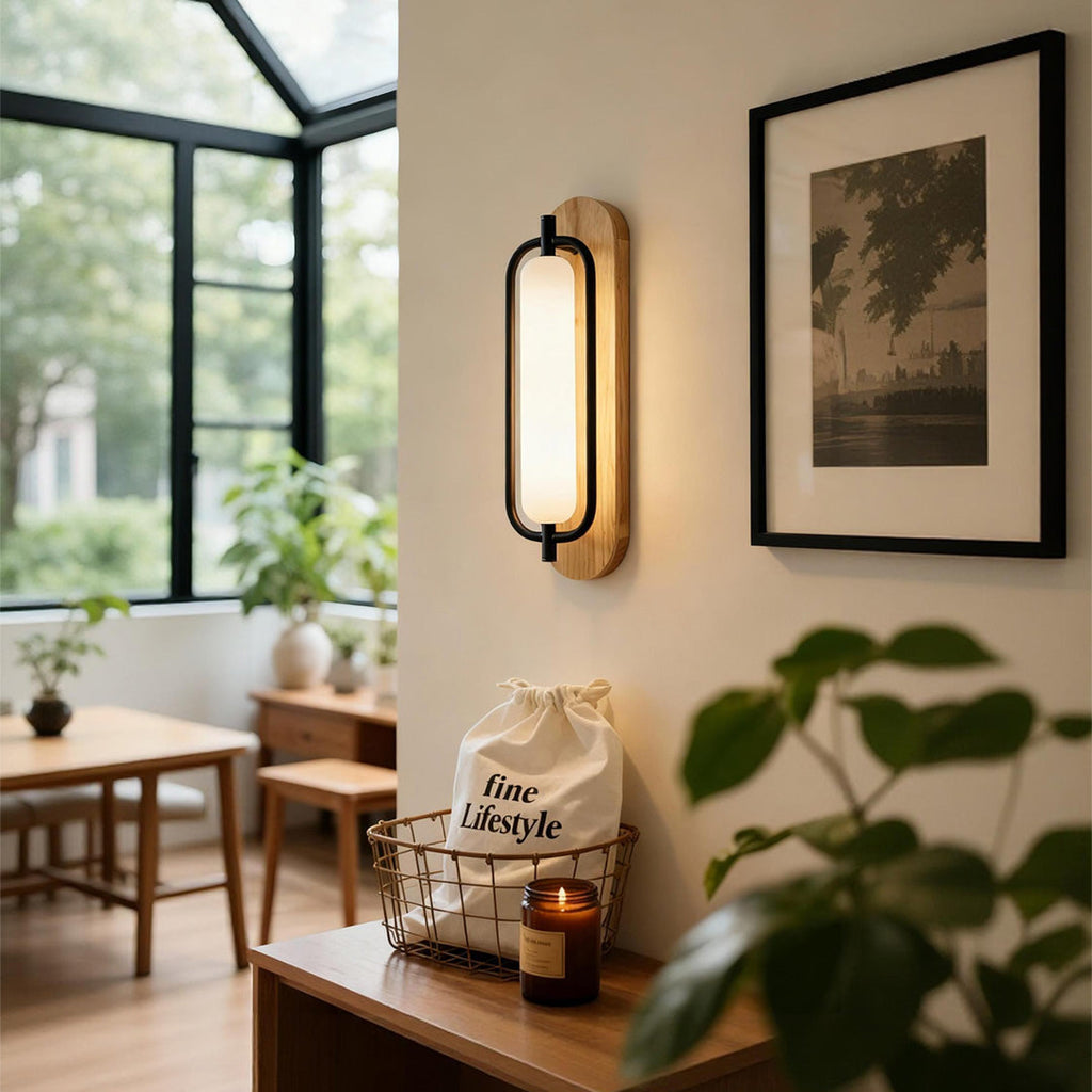 BRAMBLETON IRON ACRYLIC WALL LAMP