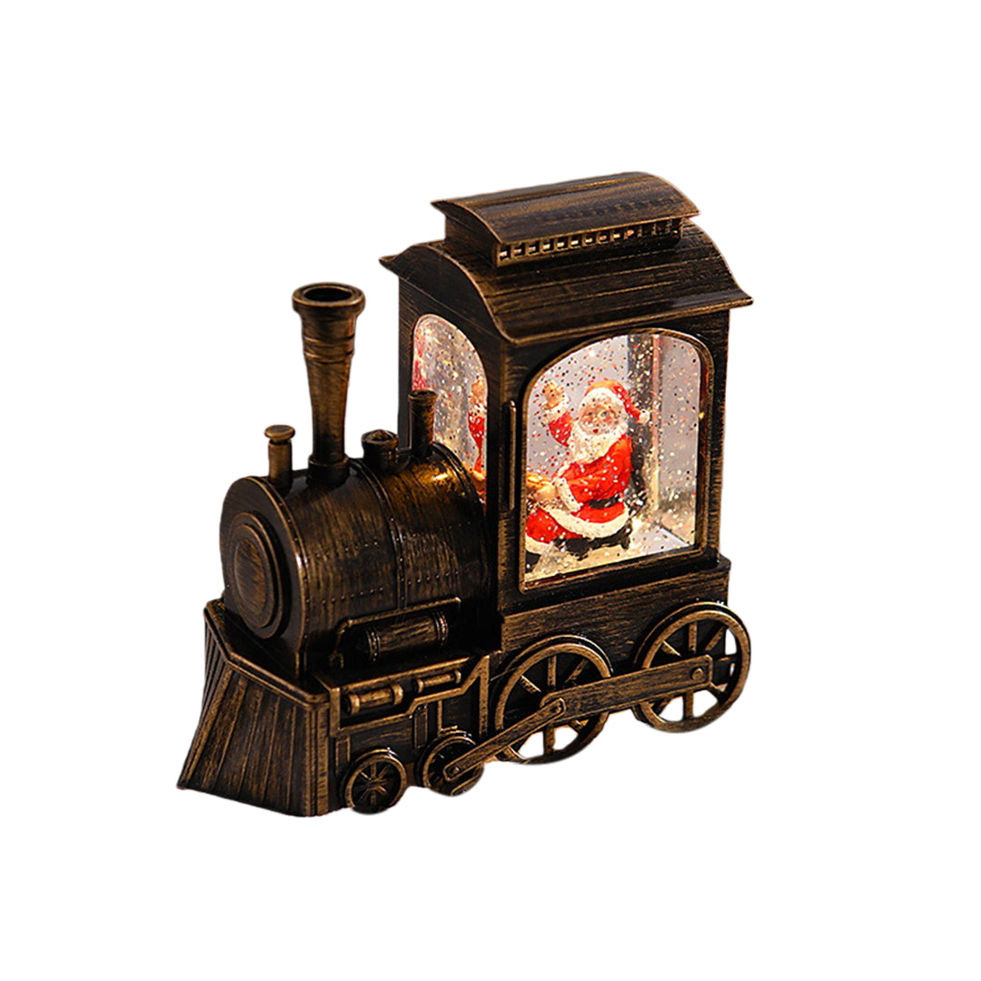 WINTERTON SANTA'S TRAIN SNOWGLOBE LUMINAIRE