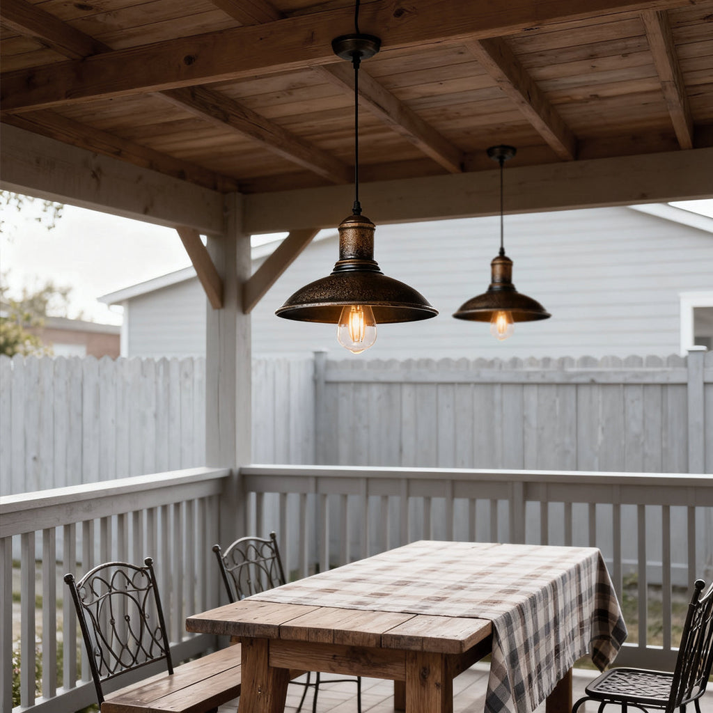 RAVENHURST BRONZE OUTDOOR PENDANT LIGHTING